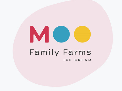 Ice cream Logo-Moo Family Farms Ice Cream