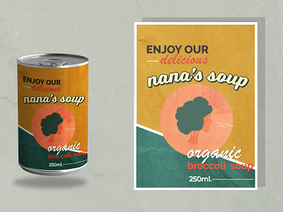 Retro Packaging Design branding design graphicdesign illustration minimal retro retrodesign tinmockup typography