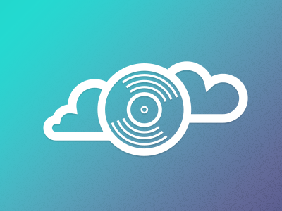 Album Cloud cloud disk icon logo music