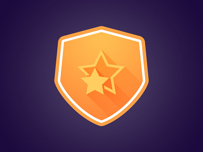 Preferred Freelancer Badge badge freelancer orange preferred shiny star