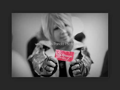 Need Photos? business card cosplay panda photography