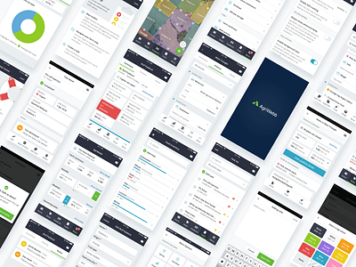 Unveiling the brand new AgriWebb app! agriwebb agtech buttons interface mobile app mobile app design reskin sketch ux ui design