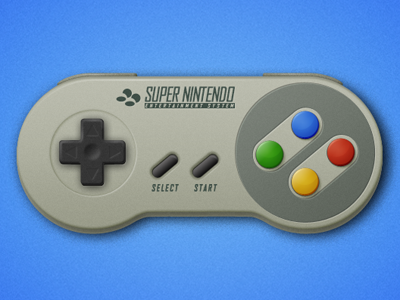 SNES Controller daniel grönlund illustration retro snes super nintendo