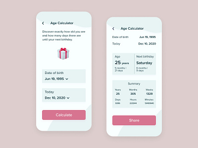 Daily UI Design #004 · Calculator