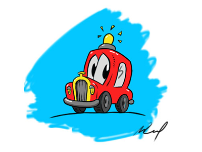 Mrbeep car cartoon character