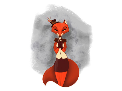 Fox Character by Pilot4ik character design fox