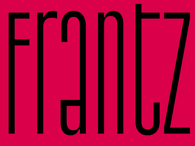 TT Frantz design type typography