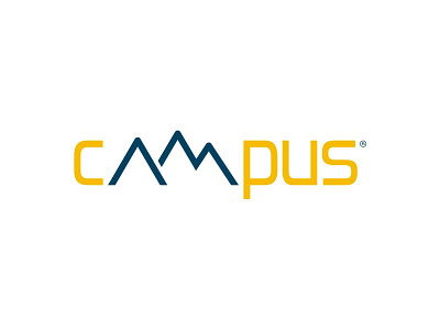 Campus brand logo mountain outdoor sport type