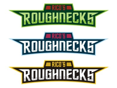 Ricos Roughnecks logo team vector