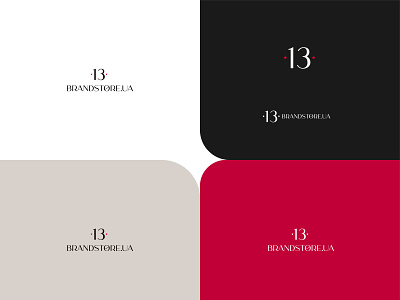 Logo "13 Brandstore.ua" brandbook branding design figma graphic design illustration logo moodbord the shops ui design