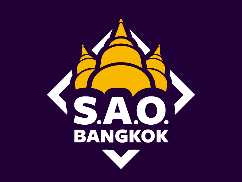 SAO Bangkok logo after effects animation branding design flat icons identity logo logotype mark simple web