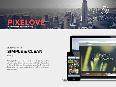 Pixelove - Take Two @2x clean design hidpi simple web website