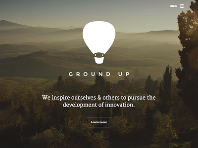 Ground Up Website @2x clean design graphic icon logo simple web website