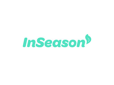InSeason logo brand branding clean dribbble december identity logo simple