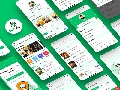 Food Delivery Mobile App Design app app design food food and drink food app food app design food delivery food delivery app food delivery application food delivery service minimal minimal design minimal ui mobile app design online food delivery online food order online food ordering uiux design