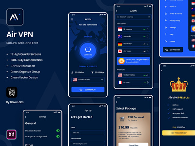 VPN App UI Kit