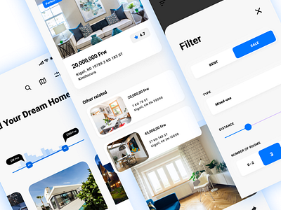 Real Estate Mobile App UI Design