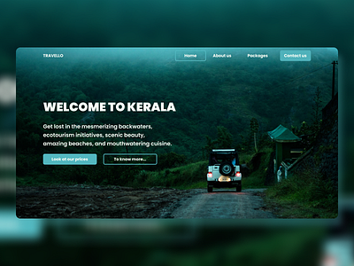 Tourism landing page