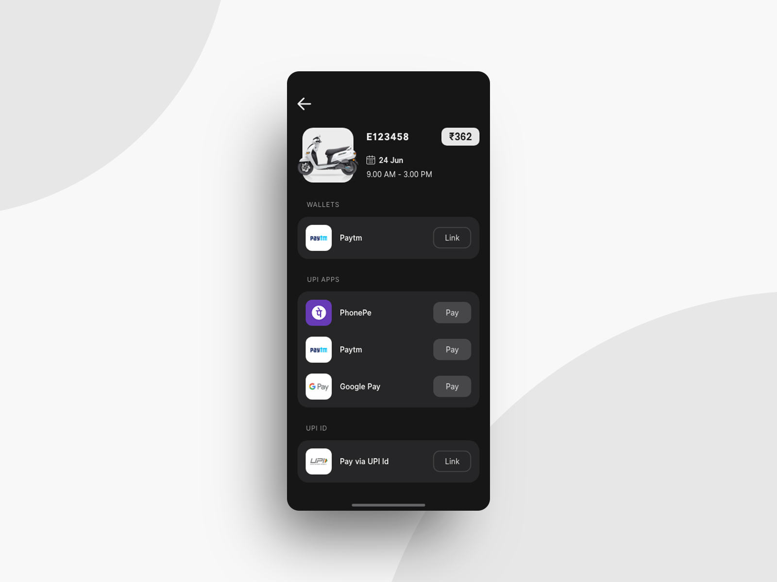 Payment section ( dark theme ) by Amal Tomy on Dribbble