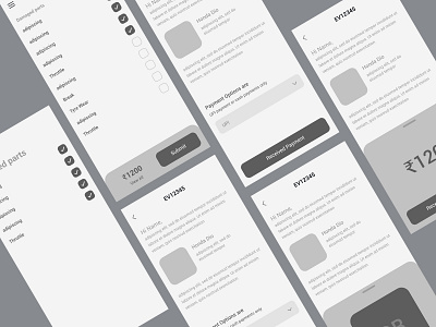 Vehicle Return User Flow ( wireframe )