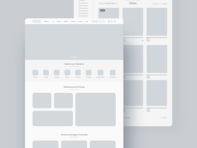 Kolus website - Wireframes