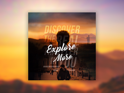 Explore More design explore poster travel traveler