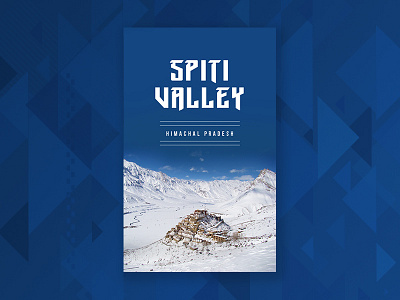 Travel poster 1 | Spiti Valley