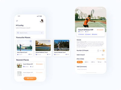 Tennis Court Booking App
