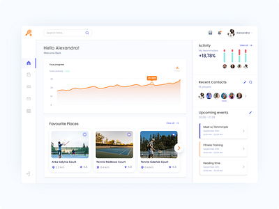 Tennis Court Booking Dashboard