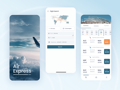 Flight Booking Design App UI app booking flight ui