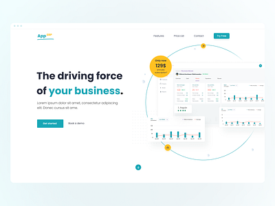 Web Header - Landing Page