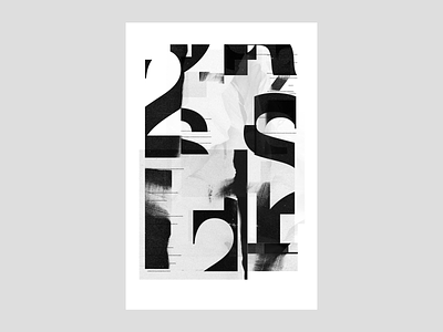 Type exploration | day 25 abstract black white bold type branding chaos daily type exokim geometric graphic design helvetica modern poster design swiss design swiss style textured type design type exploration typedaily typography typography poster