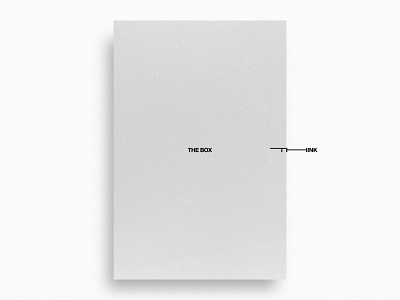 Think outside the box | day 30 abstract blackandwhite box brand identity clean design clever conceptual daily type exokim experimental experimental type minimal minimalist modern poster design think think outside the box type design typography typography poster