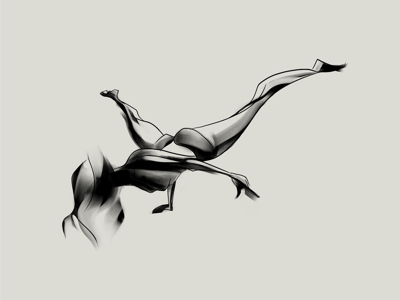 Gesture & figure drawing - 24 acrobatics black and white calisthenics chiaroscuro digital art doodle drawing figure drawing flexible gesture drawing graphical gymnast gymnastics handstand illustration posing quick drawing sketching sports stylized