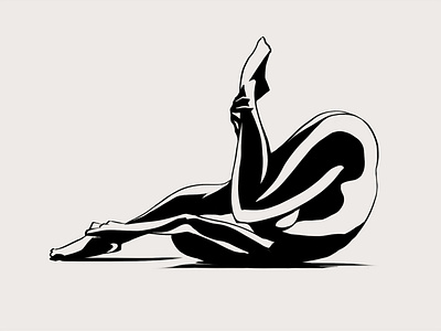 Figure drawing | 30 abstract art black and white bnw chiaroscuro digital art figure drawing high contrast human figure illustration ink light and shadow minimal monochromatic pose shadow silhouette simple sketch sketching stretch