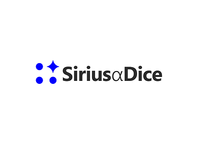 Sirius α Dice | dice brand | logo design