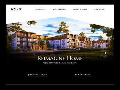 Real estate website ui design ui design adobexd invision ux