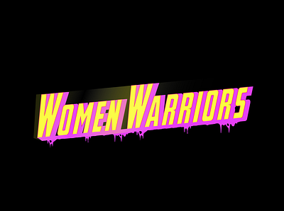 Women Warriors1 branding design icon illustration illustrator logo minimal typography vector website