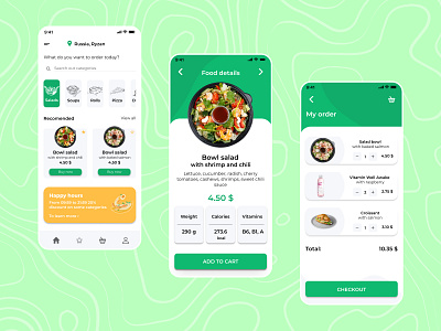 Food Delivery Mobile App UX/UI Design