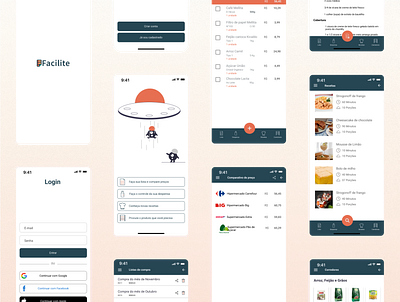 App Lista de compras facilite app productdesign ui ux