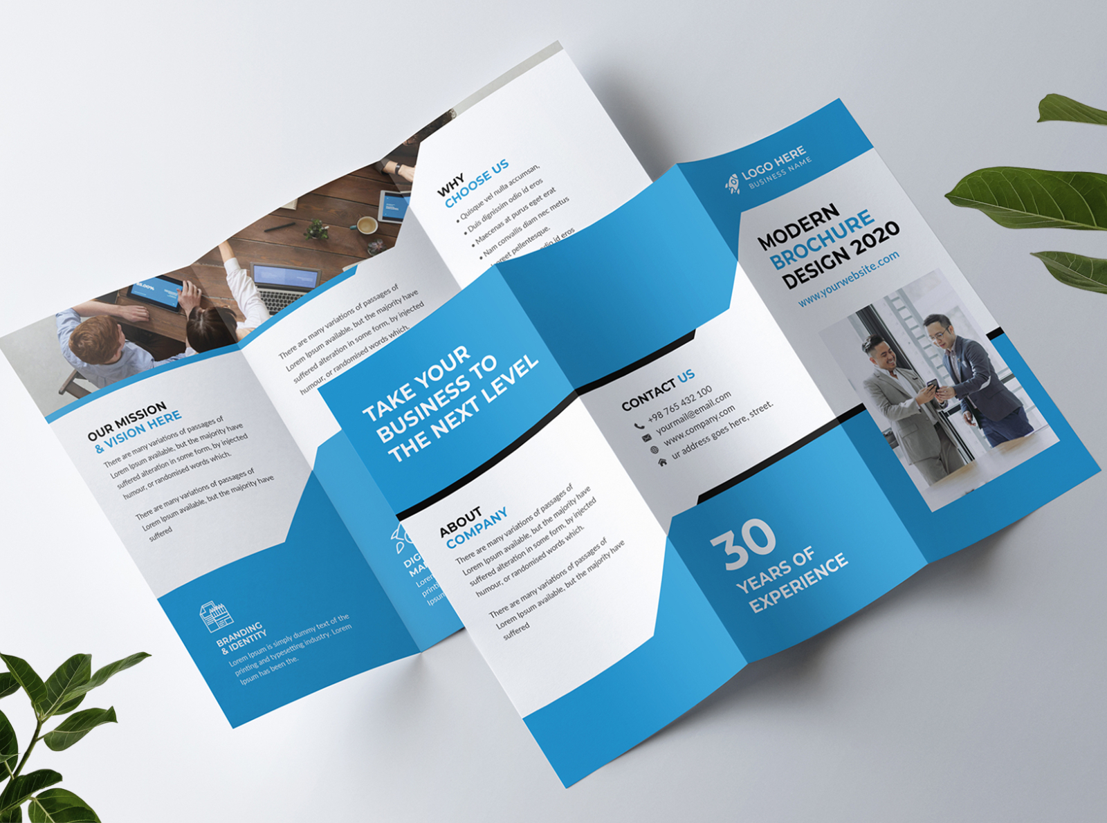 Corporate Tri-fold Brochure by Pixelpick on Dribbble