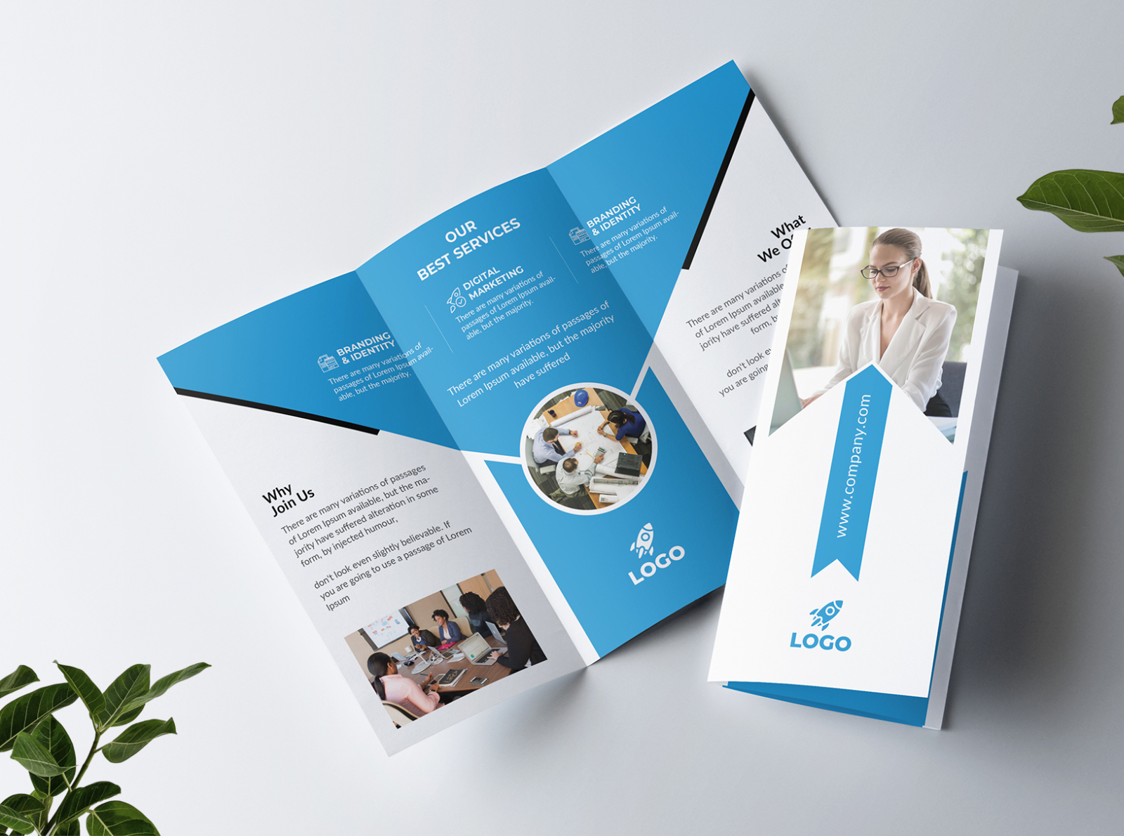 Corporate Tri-Fold Brochure by Pixelpick on Dribbble