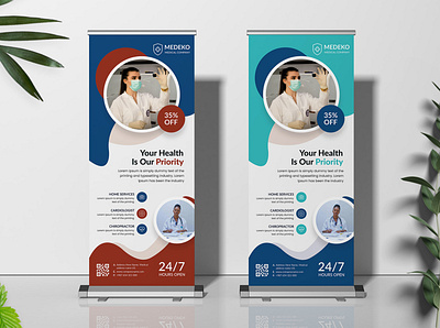 Medical Roll Up Template bundle business rollup clean corporate roll up creative market doctor flower flyer template free hospital idea medical minimal modern pixelpick print ready roll up banner design rollup rollup banner rollup template