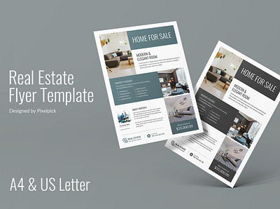 Real Estate Flyer Template agent banner business corporate creative flyer flyer design flyer idea flyer template home for sale home sale house sale postcard real estate print ready real esate real estate agent real estate design real estate flyer real estate poster