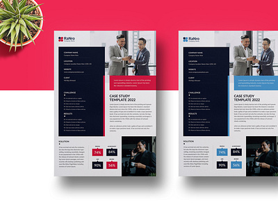 Case Study Template agency banner banner design case study case study flyer corporate flyer creative flyer flyer template print template study study template