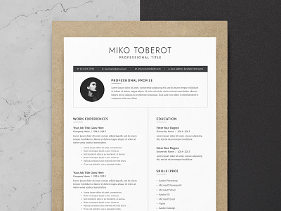 Minimal Resume Template clean resume creative resume cv cv design free resume minimal resume modern resume print resume resume resume design resume template resume word sale template word resume word resume template