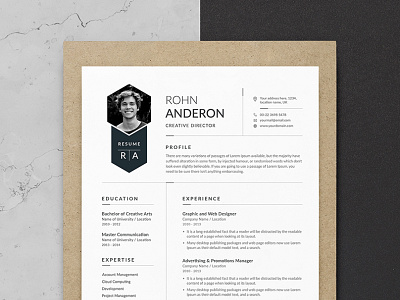 Minimal Resume Template clean resume free resume freebies minimal reusme modern resume print print resume resume resume design resume template word resume