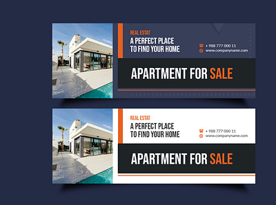 Real Estate Facebook Cover Template cover template