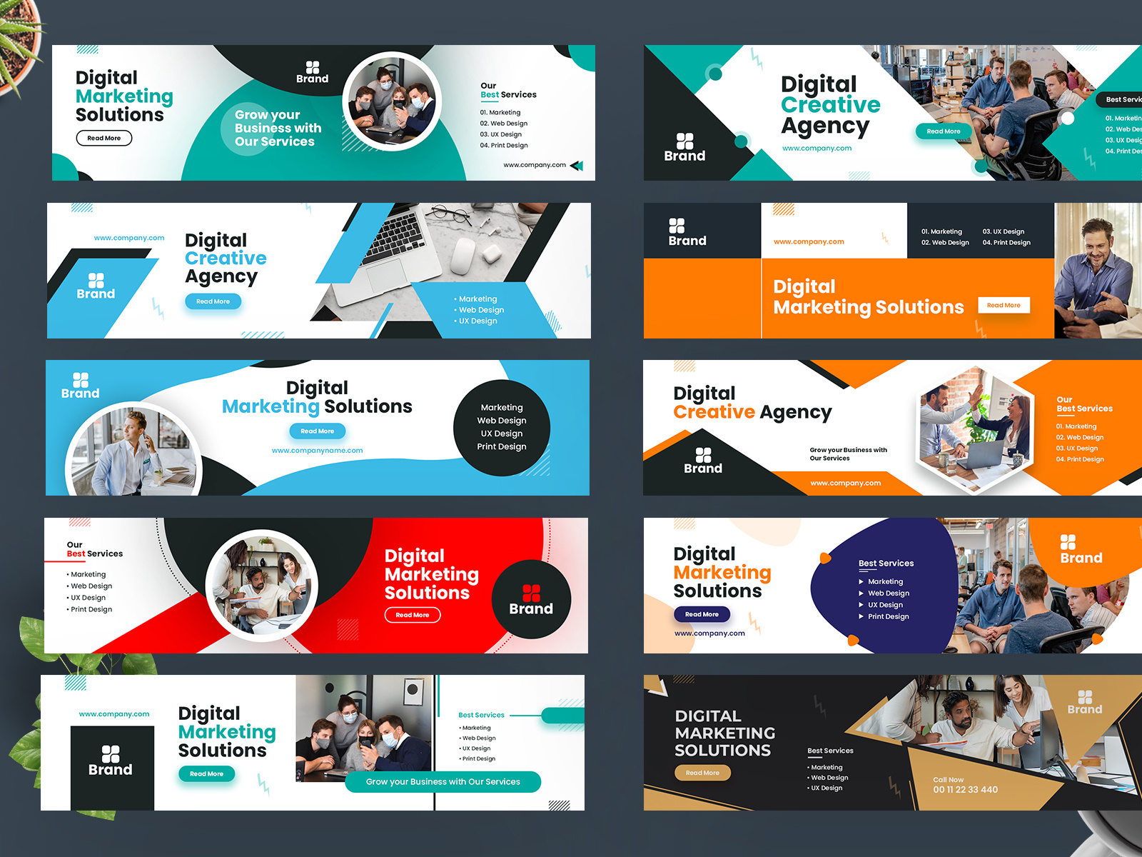 Digital Marketing LinkedIn Banner By Pixelpick On Dribbble