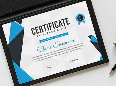 Certificate Template badge marketing